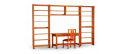 New Direction's backless Bookcases
